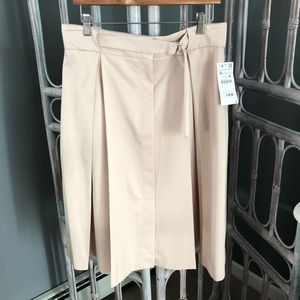 NWT Zara Box pleated skirt